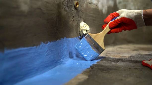 Commercial Interior Drainage System project at a Aurora, MN business property by SJ Waterproofing Pros